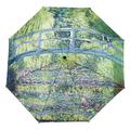 Galleria Auto Folding Umbrella - Monet Japanese Bridge