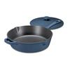 Cuisinart Frying Pan w/ Lid Non Stick/Cast Iron/Seasoned Cast Iron in Blue | 2.2 H in | Wayfair CI45-30BG