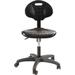 National Public Seating Height Adjustable Industrial Stool Plastic/Metal in Gray/Black | 37 H x 18 W x 17 D in | Wayfair 6716HB