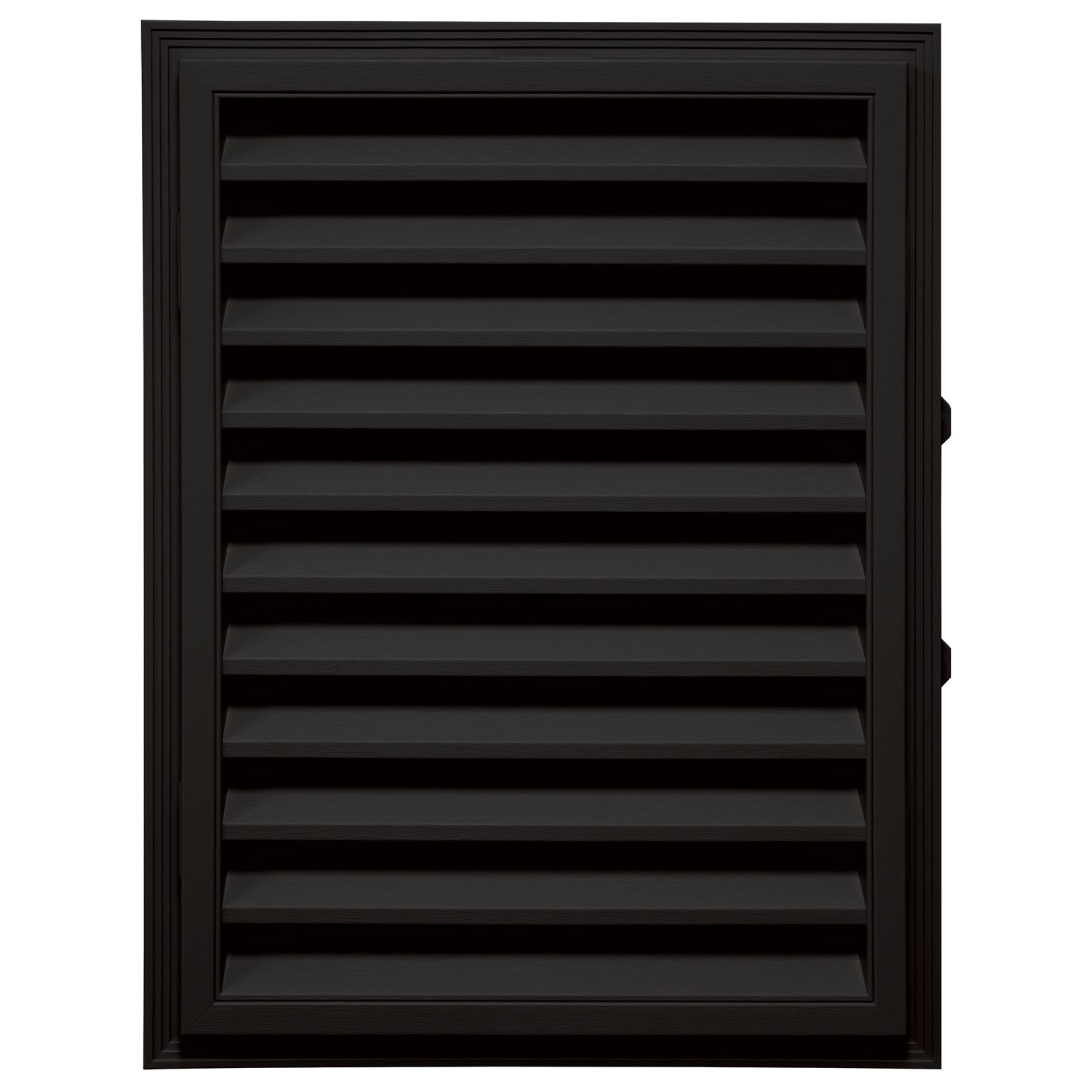 Mid America Rectangle Gable Vent 18 Inch x 24 Inch 002 Black