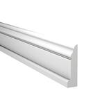 Fypon Polyurethane Baseboard Trim MLD1019-12 - 1-1/8 Inch Projection 5-1/4 Inch Height 12 Foot Length 1-1/8 Inch Bottom Thickness