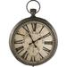 Zentique Oversized 30" Wall Clock Metal in Black/White | 45 H x 33 W x 7.5 D in | Wayfair PC038