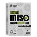 10 Pack of Gluten Free King Soba Organic Miso Soup Edamame Beans 60 g