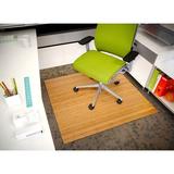 Symple Stuff Straight Chair Mat, Bamboo in Brown | 48 W x 43 D in | Wayfair SYPL1002 26432821