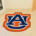 FANMATS NCAA Auburn University Mascot 40 in. x 30 in. Non-Slip Indoor Door Mat Synthetics in Blue/Orange/Pink | 30 W x 40 D in | Wayfair 8313