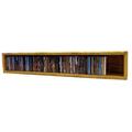 Wood Shed Multimedia Storage Rack Wood/Solid Wood in Brown | 6.75 H x 39.43 W x 6.75 D in | Wayfair 103-3