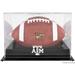 Texas A&M Aggies Black Base Team Logo Football Display Case with Mirror Back