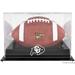 Colorado Buffaloes Black Base Team Logo Football Display Case with Mirror Back