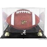 Alabama Crimson Tide Golden Classic Football Display Case with Mirror Back