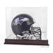 Baltimore Ravens Mahogany Helmet Logo Display Case with Mirror Back