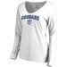 Women's White BYU Cougars Proud Mascot Long Sleeve T-Shirt