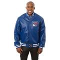 Men's JH Design Blue New York Rangers Jacket
