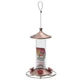 Perky Pet Elegant Copper Hummingbird Feeder Glass/Metal | 10.8 H x 6.7 W x 6.7 D in | Wayfair ODS710B