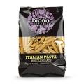 Biona Organic - Italian Pasta Wholegrain - Penne - 500g (Case of 12)