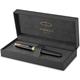 Parker Sonnet Rollerball Pen | Black Lacquer with Gold Trim | Fine Point Black Ink | Gift Box