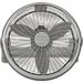 Lasko Air Circulator 20" Floor Fan in Gray | 23.23 H x 23.9 W x 7.7 D in | Wayfair A20100