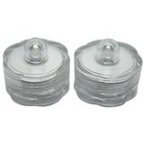Gerson 37238 - 1.1" x 1" Color Changing Battery Operated LED Submersible Tealight (2 pack)