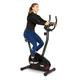 JLL® JF150 Upright Exercise Bike 2024, Red, Magnetic Resistance Exercise Bike, Home Gym Bike Adjustable Resistance, 5KG Bidirectional Flywheel, Console Display with Tablet Holder, 7-Level Seat Height