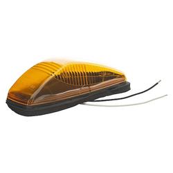 GROTE 46813 Cab Marker Lamp,Aerodynamic,Yellow