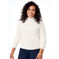 Blair Women's Cashmere-Like Long-Sleeve Sweater - Ivory - 2XL - Womens