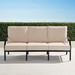 Grayson Sofa with Cushions in Black Finish - Rain Aruba - Frontgate