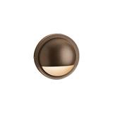 Kichler 4" Wide 2700K LED Bronze Half Moon Deck Light