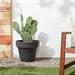 Gracie Oaks Murtagh Composite Pot Planter Composite, Wood in Gray | 13 H x 14 W x 14 D in | Wayfair THRE3293 27217030