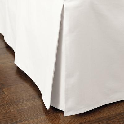 Tailored Bedskirt - Super White Twill, Queen - Ballard Designs