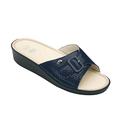 Scholl Size 42 Navy Blue Memory Cushion Mango Women's Sandals