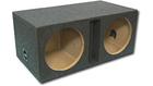 Atrend 12" Dual Ported Divided Chamber Subwoofer Enclosure - Charcoal - E12DV