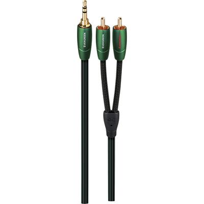 AudioQuest Evergreen 3.3' Analog Interconnect Cable - Green - EVERG01MR