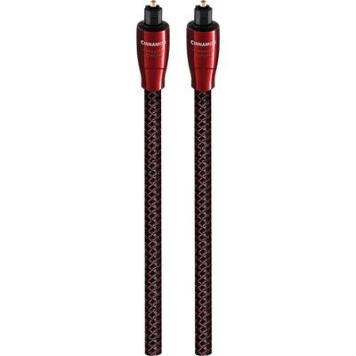 AudioQuest OptiLink Cinnamon 2.5' Optical Cable - Black/Red - OPTCIN0.75