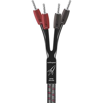 AudioQuest Rocket 33 10' Speaker Cable (Pair) - Black/Red/Gray - Rock3310sbw