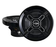 Bazooka 8" 2-Way Marine Coaxial Speakers with Poly Cones (Pair) - Black - MAC8100B