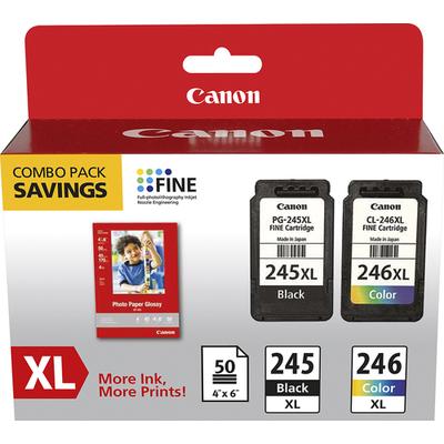 Canon PG-245XL/CL-246XL/GP-502 2-Pack High-Yield Ink Cartridges - Black/Multi - 8278B005
