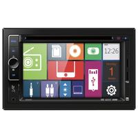 Dual 6.2" - CD/DVD - Apple iPod-Ready - In-Dash Receiver - Black - DV604I