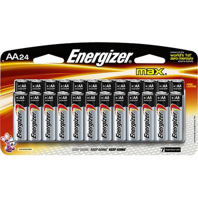 Energizer MAX Batteries AA (24-Pack) - Black - E91BP-24