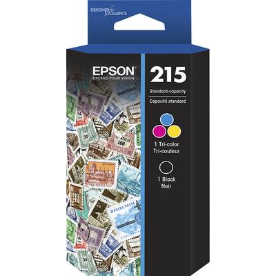 Epson 215 2-Pack Ink Cartridges - Black/Cyan/Magenta/Yellow - T-215120-BCS