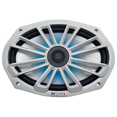 MB Quart 6" x 9" 2-Way Marine Speaker with Composite Polypropylene Cone (Each) - Gray - NK1-169L