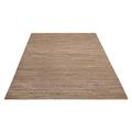 Brown 72 x 48 x 0.25 in Area Rug - Calvin Klein Monsoon "Goa" Hand-Knotted Loam Area Rug Nylon/Jute & Sisal | 72 H x 48 W x 0.25 D in | Wayfair