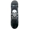 Death Black Skull 8.25" Wide Pro Skateboard Deck + Free Griptape