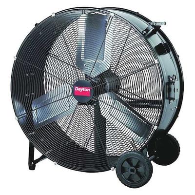 DAYTON 39UK52 Standard Duty Air Circulator, Floor Mount, 24 in Blade Dia, 115V,
