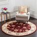 Red/White 48 x 0.25 in Indoor Area Rug - Darby Home Co Hausmann Hand-Hooked Wool Red/Ivory Area Rug Polyester | 48 W x 0.25 D in | Wayfair