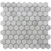 Intrend Tile Carrara Blend 0.75" x 0.75" Carrara Honeycomb Mosaic Wall & Floor Tile Natural Stone in Gray/White | 0.75 H x 0.75 W in | Wayfair