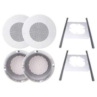 SPECO TECHNOLOGIES G86KITPR In-Ceiling Speaker Kit,13inL x 13inW,PR