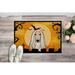 Caroline's Treasures Halloween Afghan Hound Non-Slip Outdoor Door Mat Synthetics | 18 W x 27 D in | Wayfair BB1802MAT