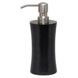 Designs by Marble Crafters Vinca Marble Soap Dispenser Stone in Black/Gray | 7.25 H x 3 W x 3 D in | Wayfair BA01-1JB