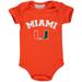 Infant Orange Miami Hurricanes Arch & Logo Bodysuit