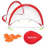 GoSports Portable Pop-Up Goal Plastic in Red/White | 34 H x 26 W x 3 D in | Wayfair PUG-4-01