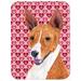 Caroline's Treasures Valentine Hearts Basenji Hearts Love & Valentine's Day Portrait Cutting Board | 0.15 H x 11.25 W x 15.38 D in | Wayfair